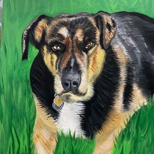 SOLD to @rorosas73 Pet Portrait Commission